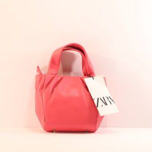 Zara Fuchsia Soft Mini Crossbody Bag